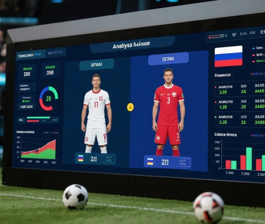 球队交锋记录与对战数据对比示意图